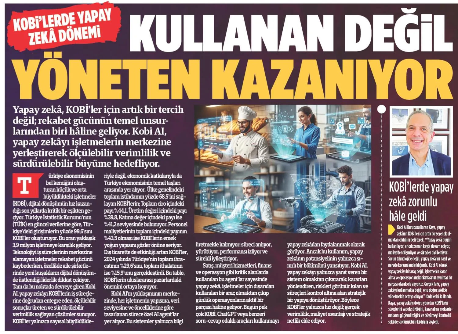 KOBİ’LERDE YAPAY ZEKA DÖNEMİ (Türkgün Gazetesi - 11.02.2026)