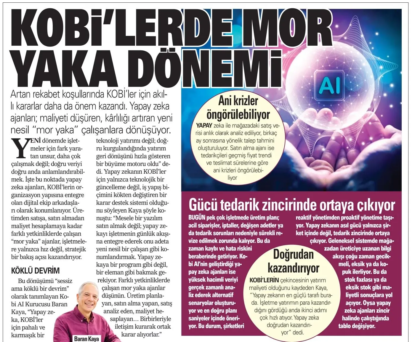 KOBİ'LERDE MOR YAKA DÖNEMİ (Akşam Gazetesi 27.03.2026)